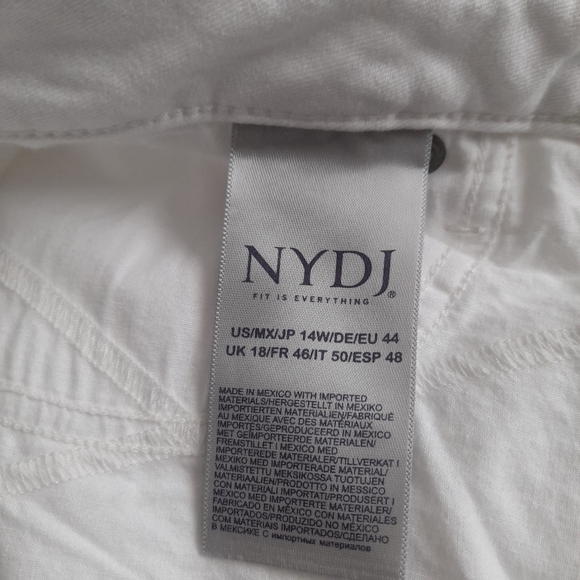 New NYDJ Lift X Tuck Technology High-Rise Wide Leg Jeans/pants - Picture 14 of 15